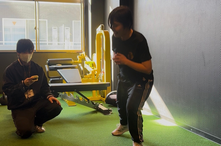 ステップ台上り下り 4